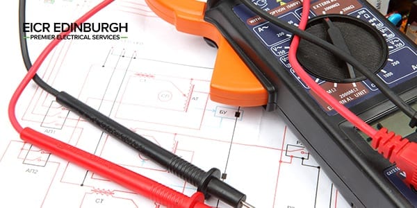 electrical testing meter and schematic