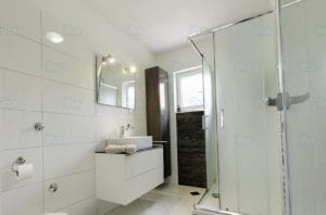 Example of electric shower installations